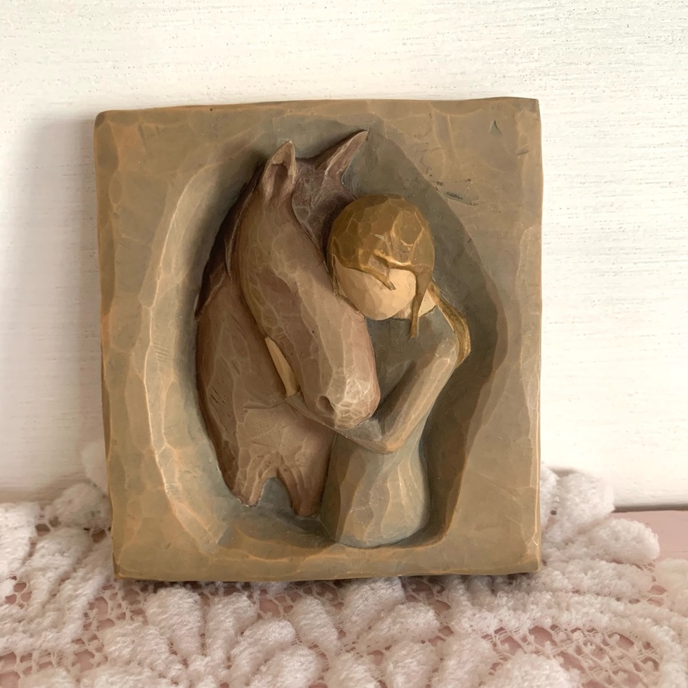 2005 Willow Tree /Horse Lover/ Nice Gift Quiet Strength Always There For Me